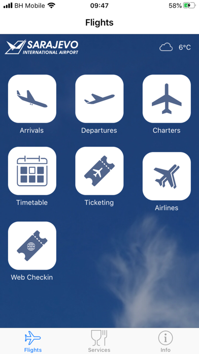 Screenshot #1 pour Sarajevo International Airport