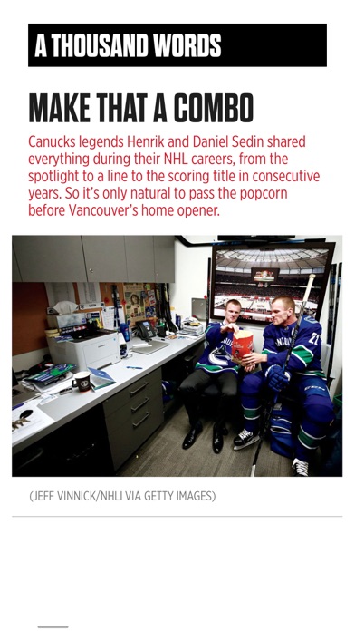 The Hockey News Magazine Screenshot