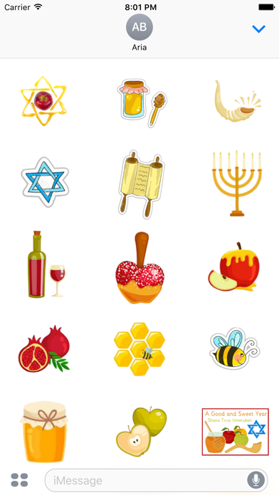 Happy Rosh Hashanah Stickers screenshot 2