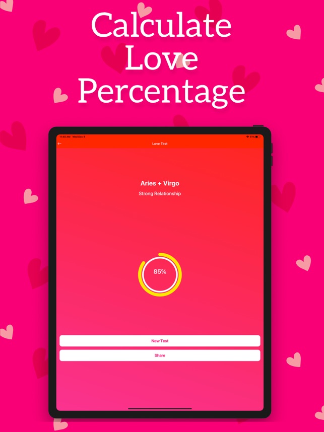 Love Tester - Calculate Love Percentage