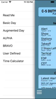 c-5 duty day calc iphone screenshot 3