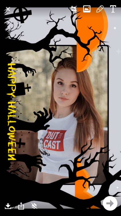 Halloween Photo Frame Creator screenshot-4