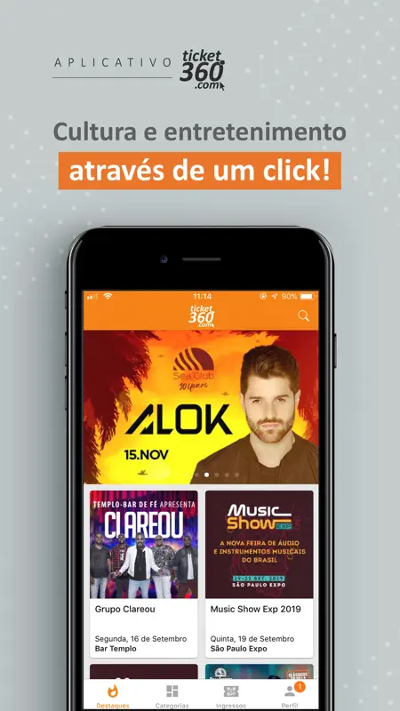 Ticket360 Ingressos e Eventos screenshot 5 of 10