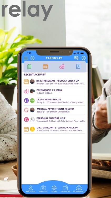 CareRelay Caregiving Manager
