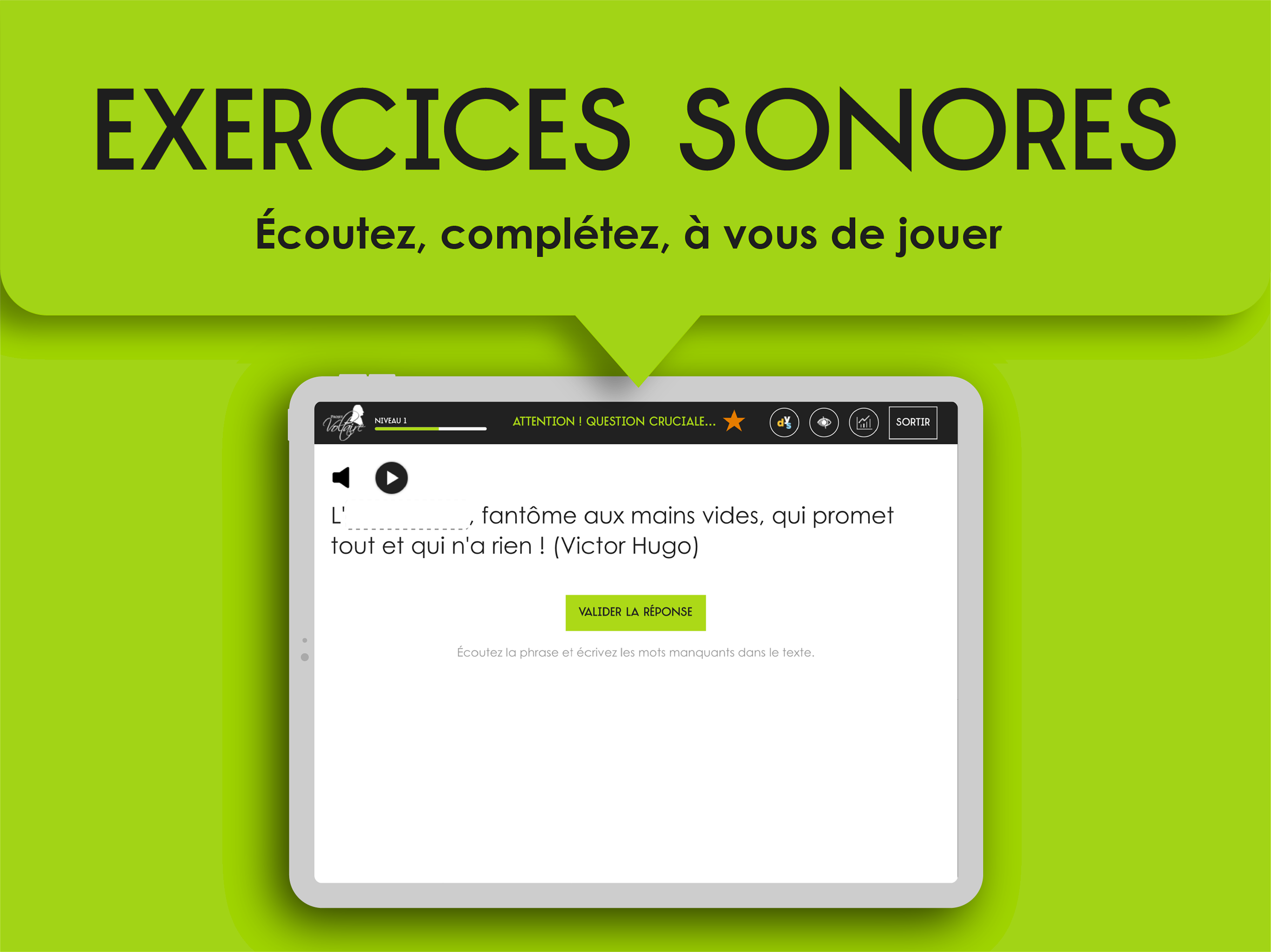Orthographe Projet Voltaire