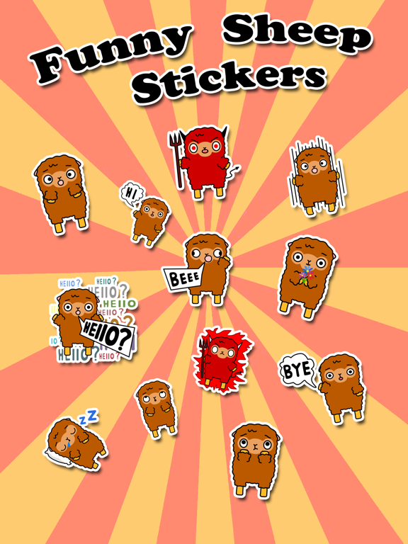 Screenshot #1 for Funny Sheep Stickers