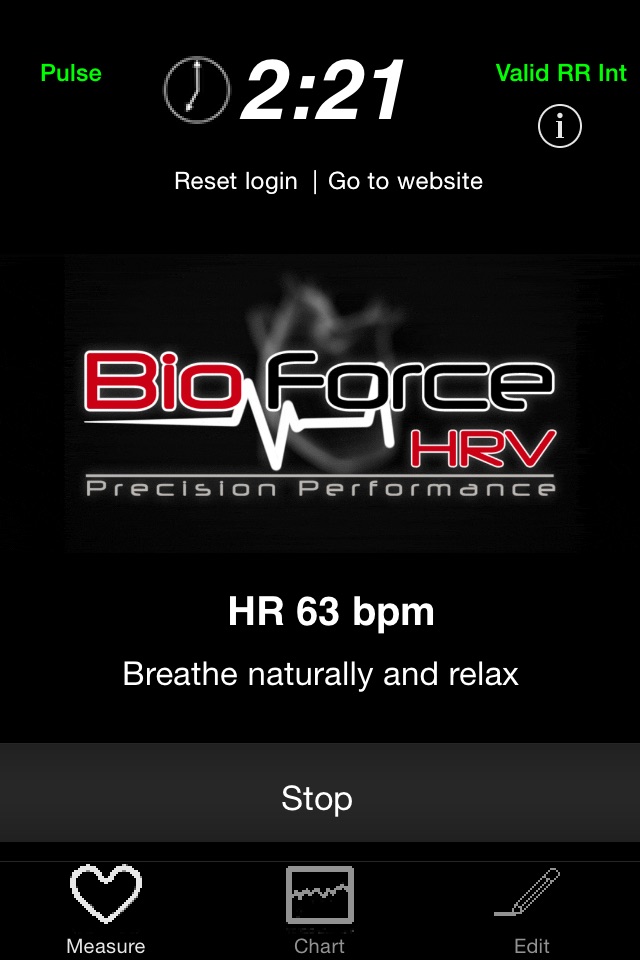 BioForce HRV screenshot 2