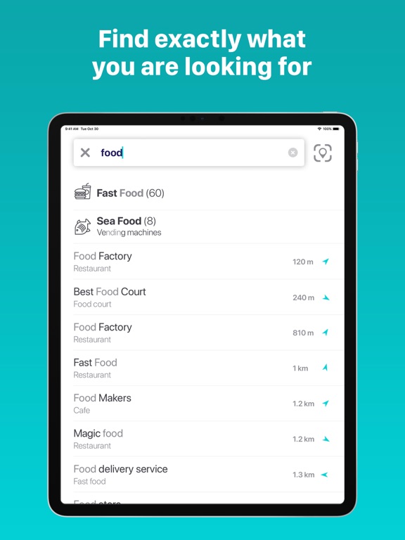 Virtlo: Find Places Around Me iPad screenshot 6 - Travel app