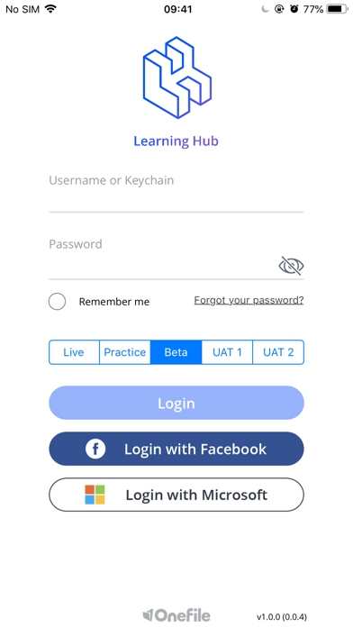 Screenshot #2 pour OneFile Learning Hub