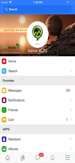 Game screenshot Alpssocial App hack