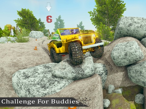 4x4 Jeep Rock Crawling Gameのおすすめ画像1