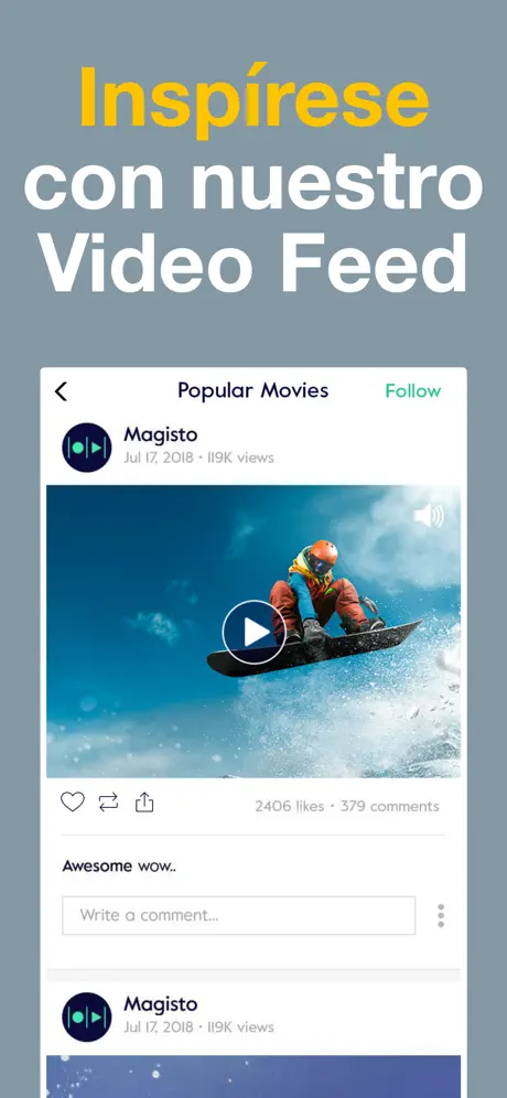 Magisto - Editor de Videos