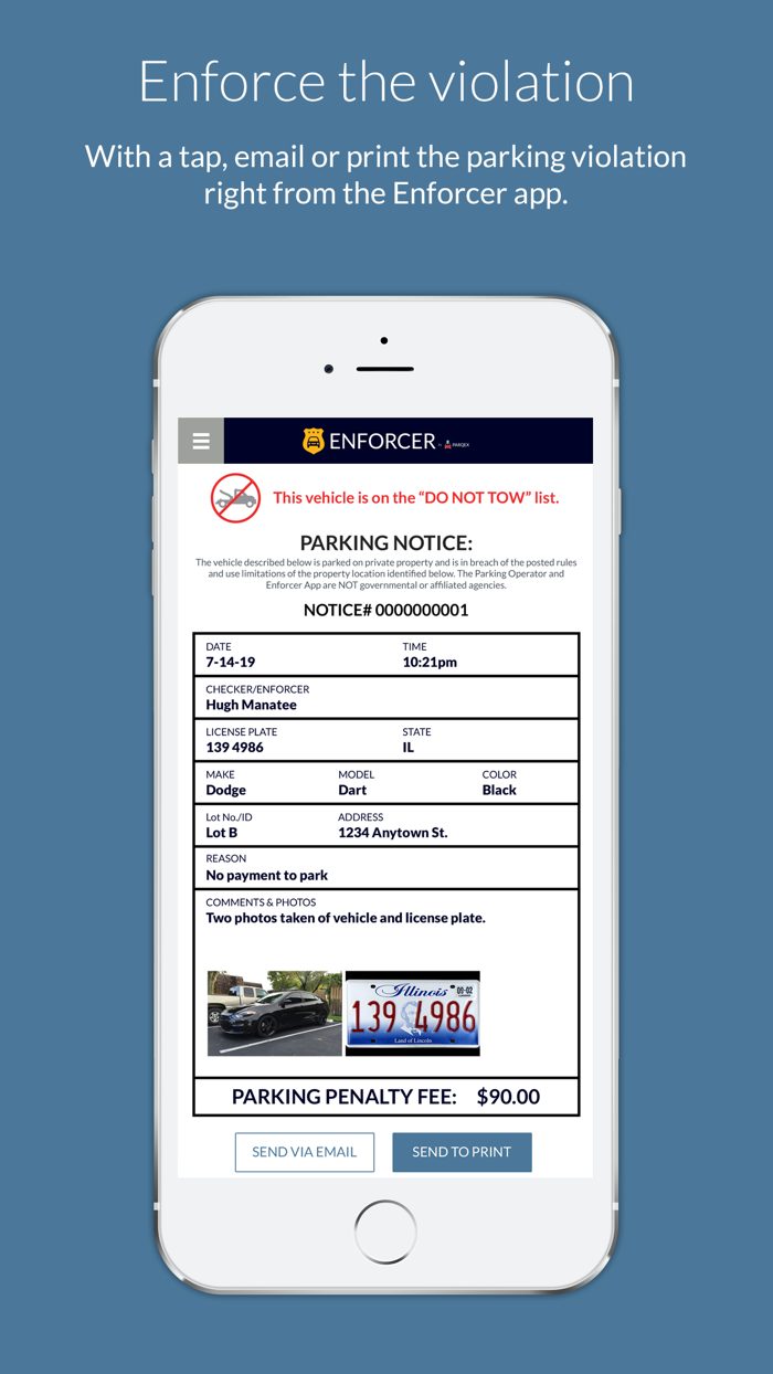 Enforcer - Parking Enforcement