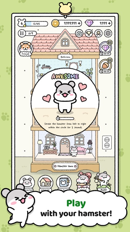 Hamster Town - Drawing Puzzle screenshot-3