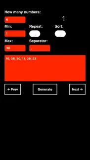 random number generator picker iphone screenshot 1