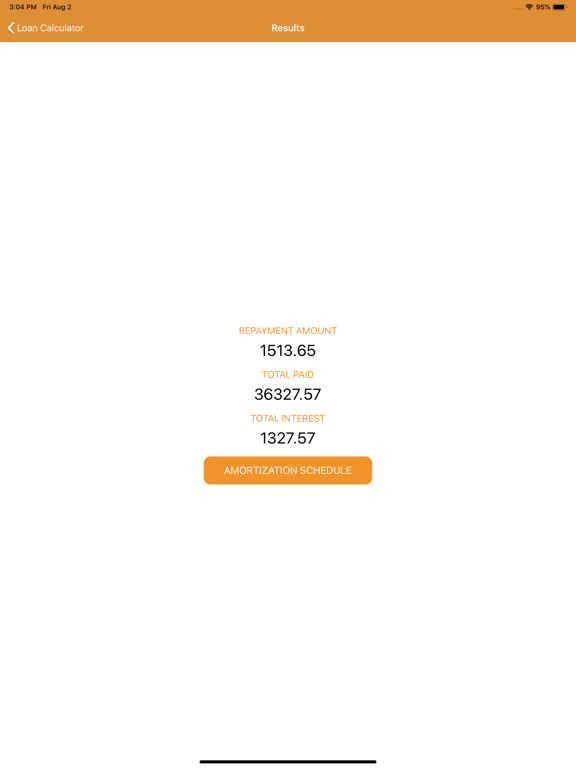 Screenshot #6 pour Calculateur de prêt: Paiements