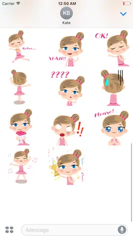 Game screenshot Animated Ballet GIRL Stickers apk