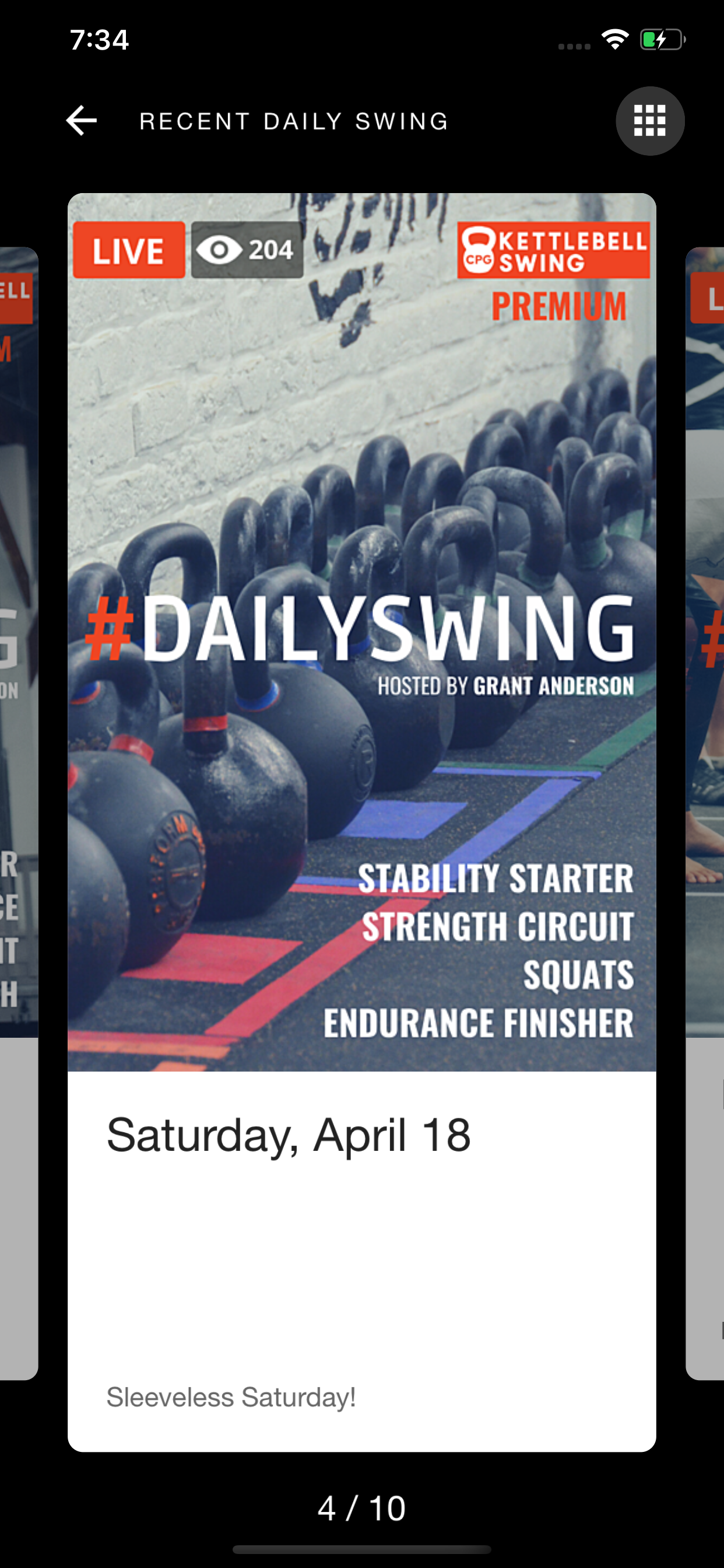 Kettlebell Swing