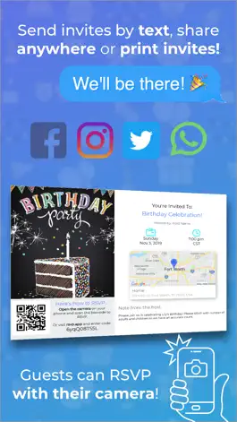 Game screenshot RSVP & Text Party Invitations hack