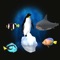 Help Hungry Penguin  to hunt fish   before they are eaten by other sea predators