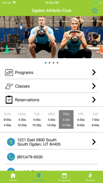 The Ogden Athletic Club - CAC Screenshot