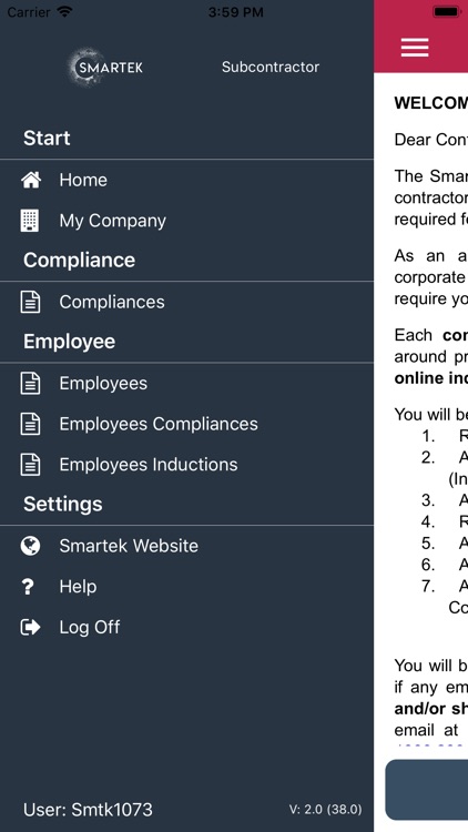 Smartek Subcontractor