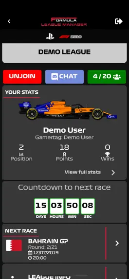 Game screenshot Formula League Manager apk