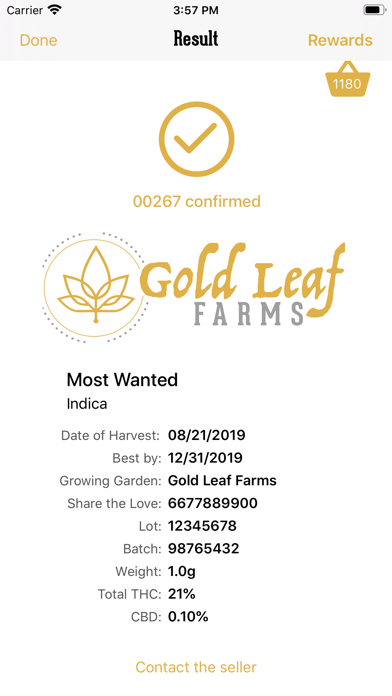 KURZ Gold Leaf Farms Screenshot 4 - AppWisp.com KURZ Gold Leaf Farms Screenshot 4 - AppWisp.com