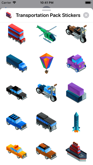 Transportation Pack Stickers Screenshot 3