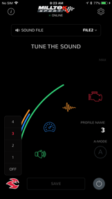 Milltek Sport Active Sound screenshot