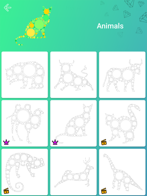 Diamond Art: Color by Number iPad screenshot