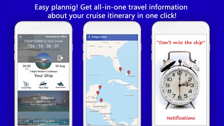 Cruise Itinerary App. CruiseBe