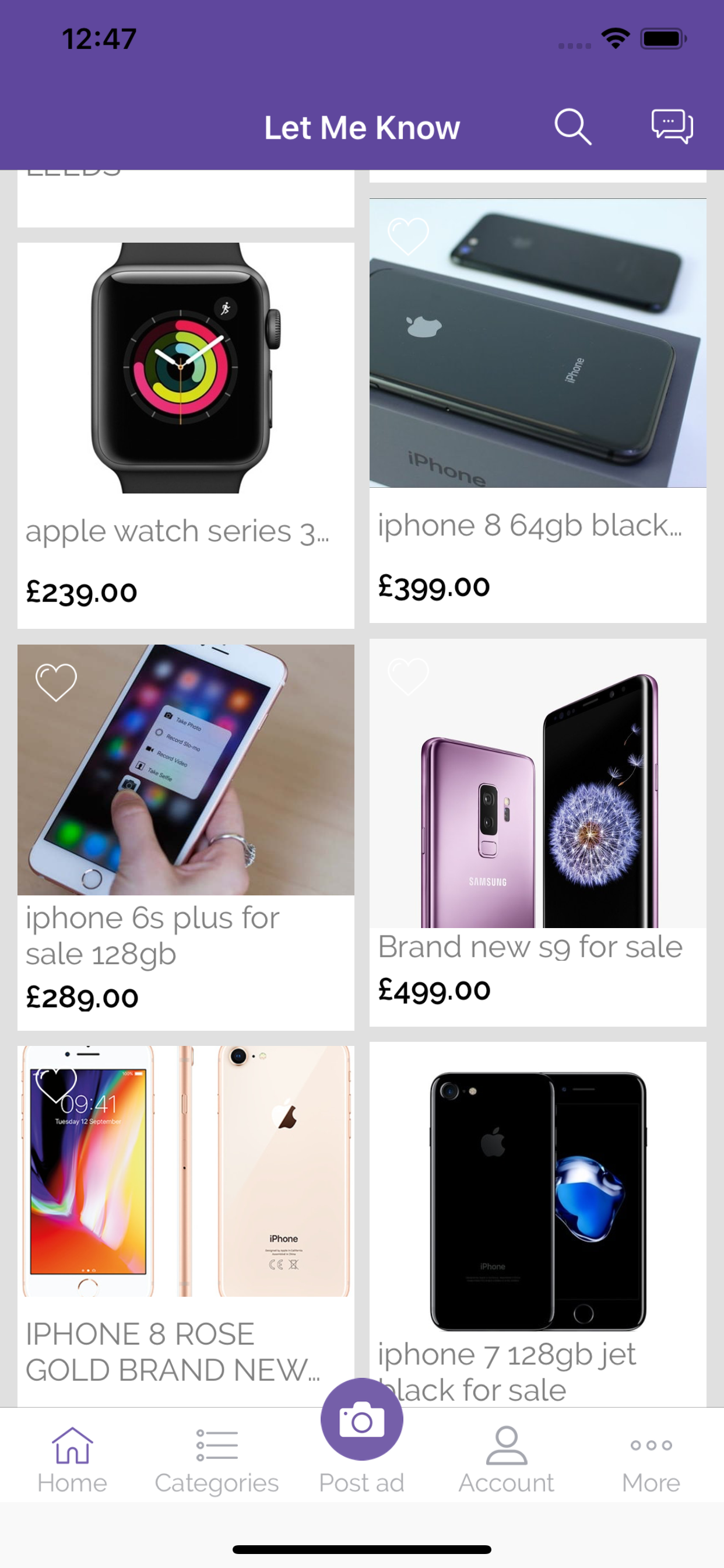 Let Me Know: Classified App