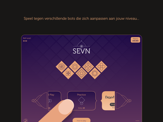 Sevn iPad app afbeelding 6