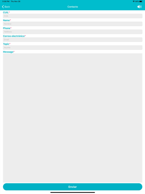 TuID Vida iPad screenshot 3 - Utilities app