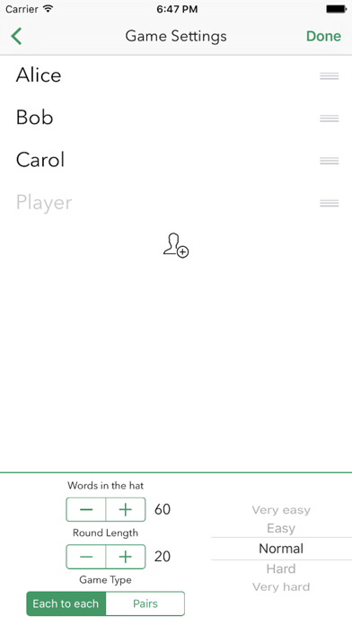 App screenshot