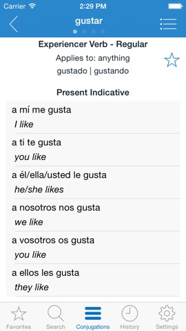 English Spanish Verbsのおすすめ画像2