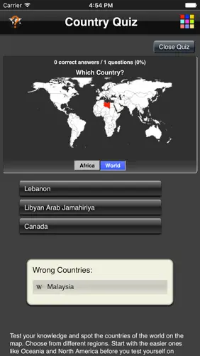 Country Quiz screenshot 5