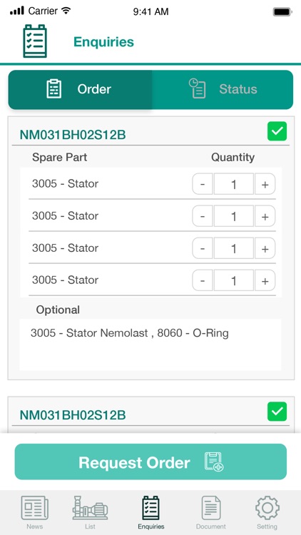 NETZSCH SEAO Aftermarket App