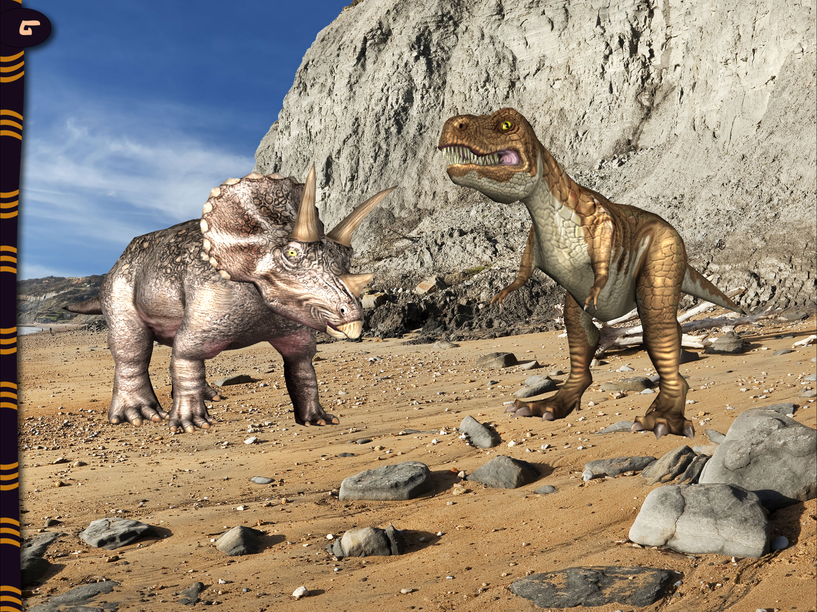 3D Animated Stickers:Dinosaurs screenshot 5