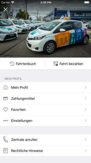 mini-cab AG, Basel screenshot 4