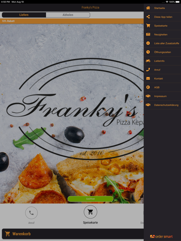 Screenshot #6 pour Franky’s Pizza