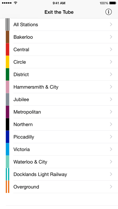 Tube Exits by Station Master Screenshot