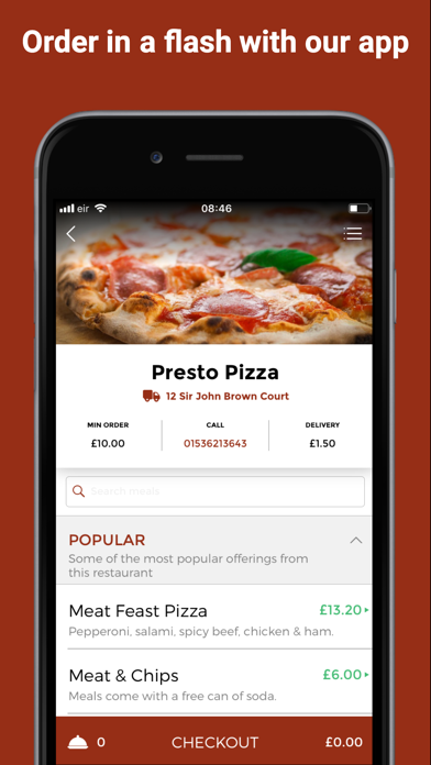 Screenshot #1 pour Presto Pizza Kettering