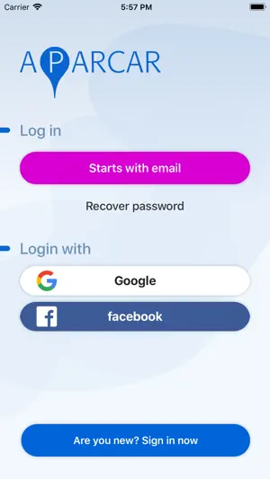 Aparcar App screenshot 1