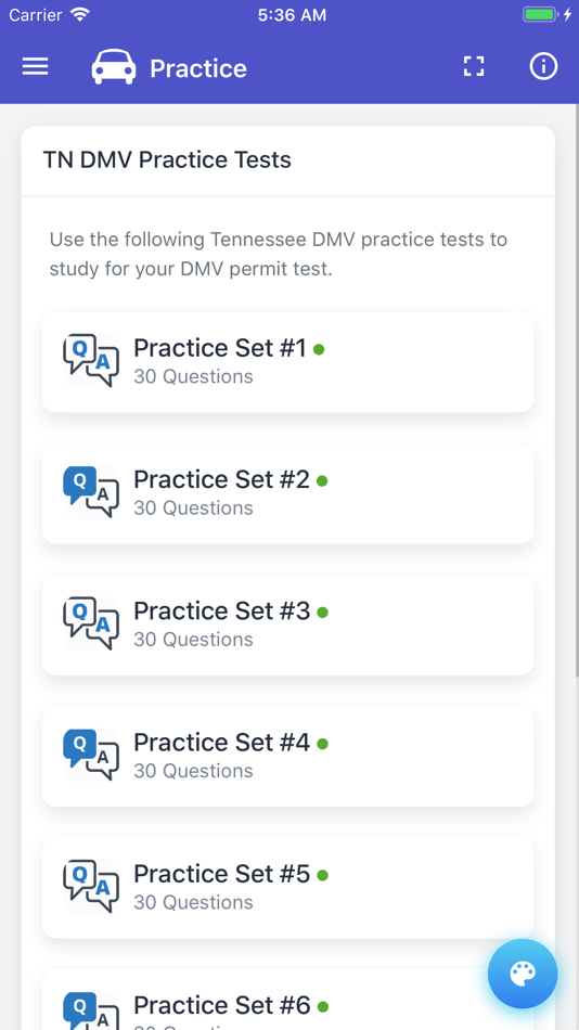 #6. TN DMV Test (iOS) 由: Anjian Yu
