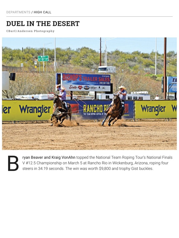 The Team Roping Journal iPad screenshot 4 - Lifestyle app