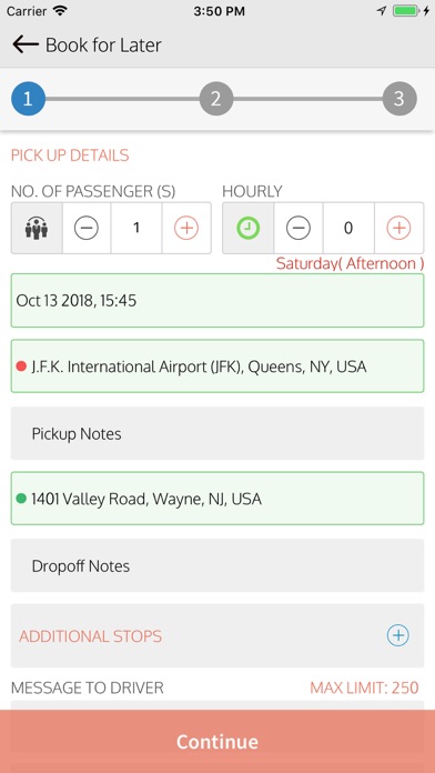 MyDriver Passenger App screenshot 2