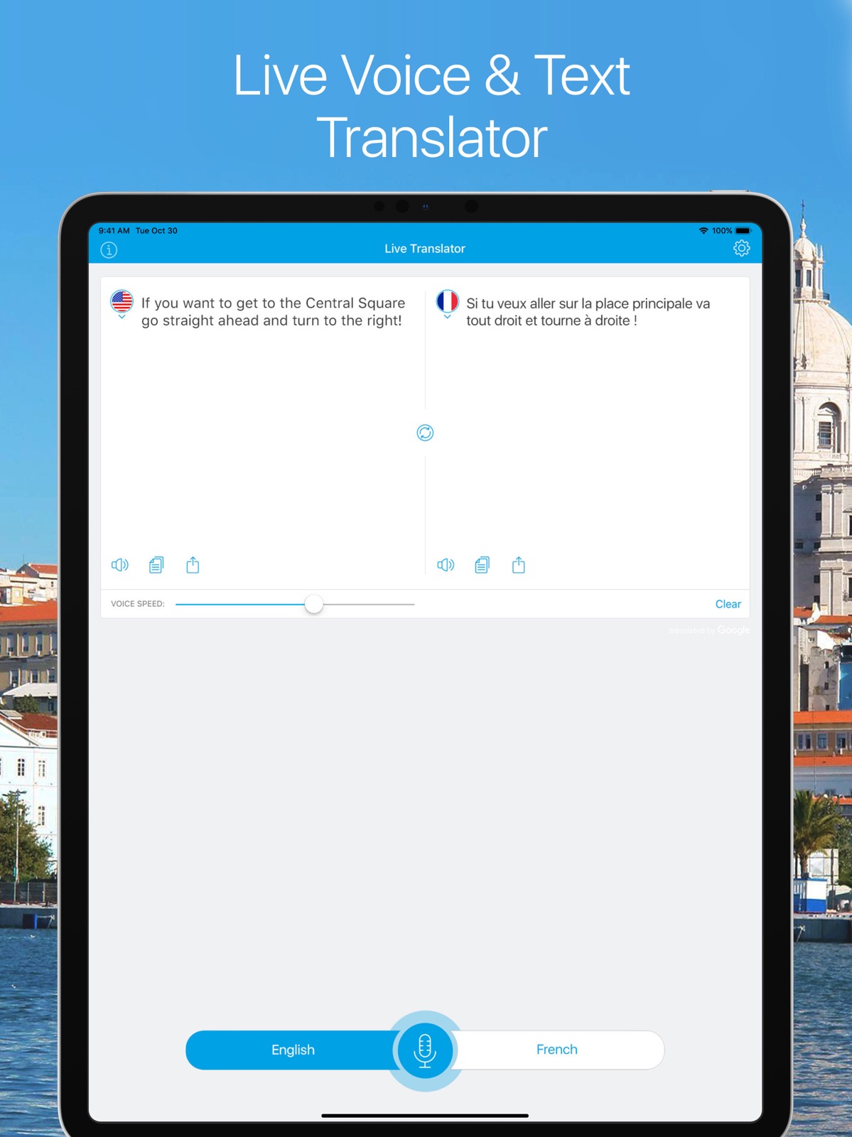 Translate Me - Live Translator ipad screenshot 3