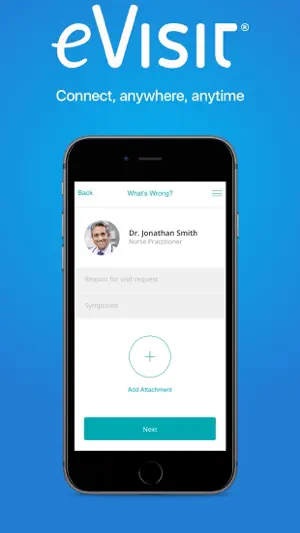 eVisit Telehealth screenshot 2